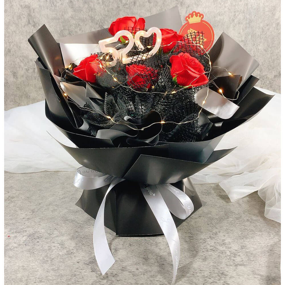 Beauty Garden Anniversary Soap Rose (Red)