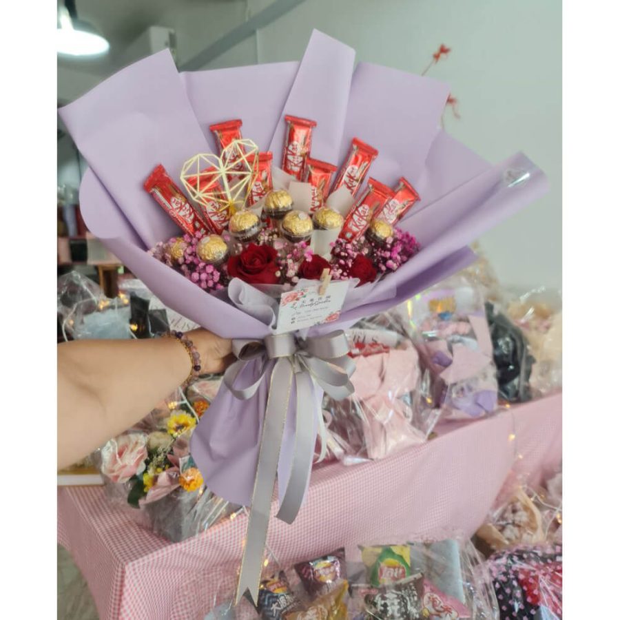Beauty Garden Birthday Flower Bouquet 1